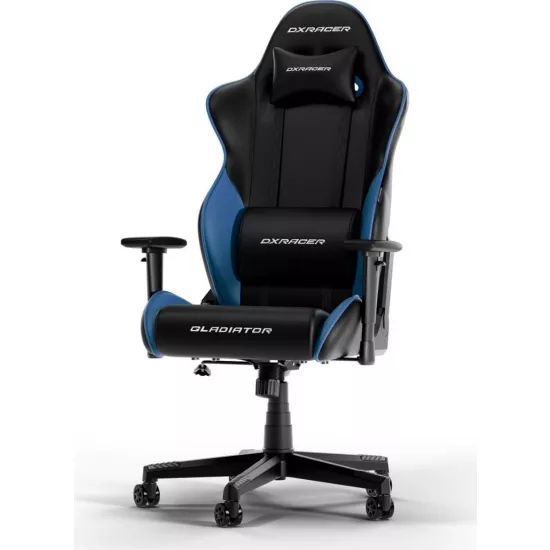 Кресло геймерское DXRacer GLADIATOR-L-N23-LTC-NB-X1, Black/Blue