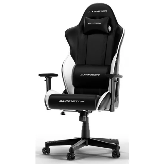 Fotoliu de gaming DXRacer GLADIATOR-L-N23-LTC-NW-X1, Black/White