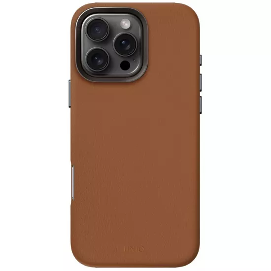 Husă Uniq Hybrid Lyden with Magklick pentru iPhone 16 Pro, Caramel