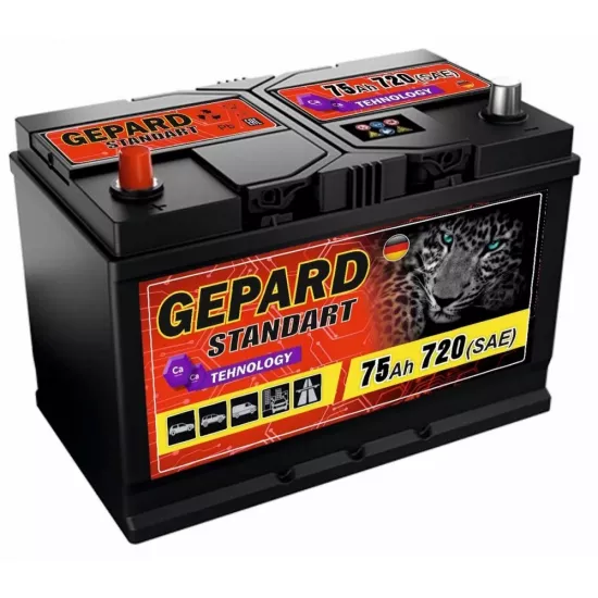 Аккумулятор Gepard Standard 75Ah