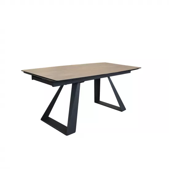 Masă pentru bucătărie DP Lori, Wooden Glass