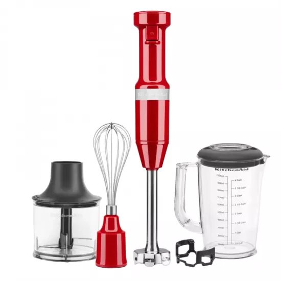 Блендер погружной KitchenAid 5KHBV83EER Red (180 Вт)