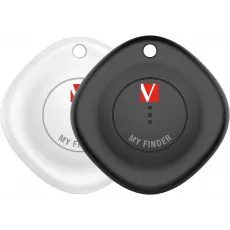 Умный брелок Verbatim My Finder Bluetooth Tracker 2 Pack, Black/White