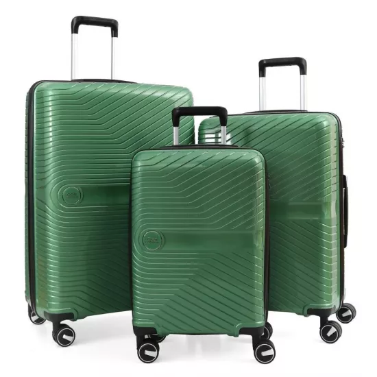 Комплект чемоданов CCS 5239 Set, Metalic Green