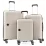 Комплект чемоданов CCS 5239 Set, White/Antracite