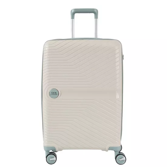 Valiză CCS 5239 M, White/Blue