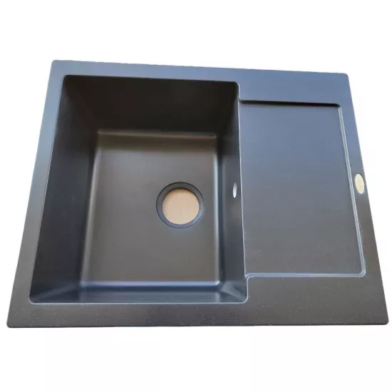 Мойка кухонная Tornado Sofia 620х500 мм, Obsidian