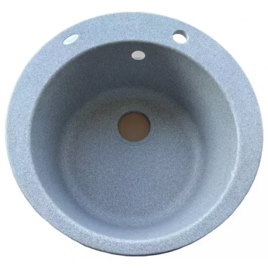 Chiuvetă de bucătărie Tornado Solei D500 500х500 mm, Gri
