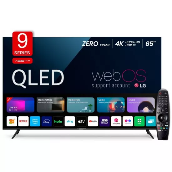 Телевизор Vesta WU6590QAB Black (65"/UHD 4K)