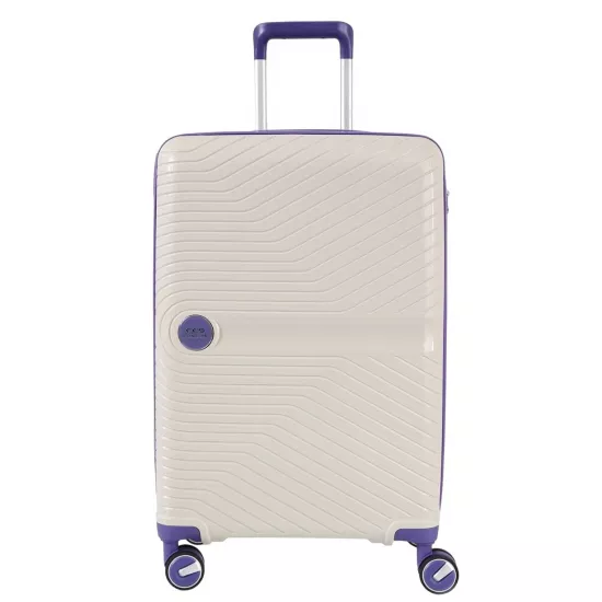 Чемодан CCS 5239 M, White/Purple