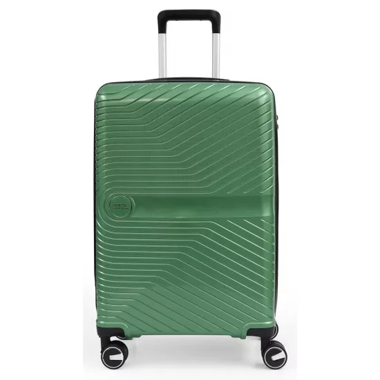 Valiză CCS 5239 S, Metalic Green