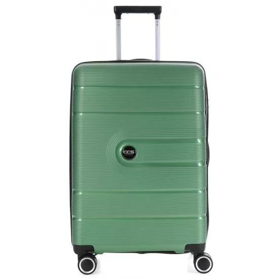 Valiză CCS 5241 S, Metalic Green