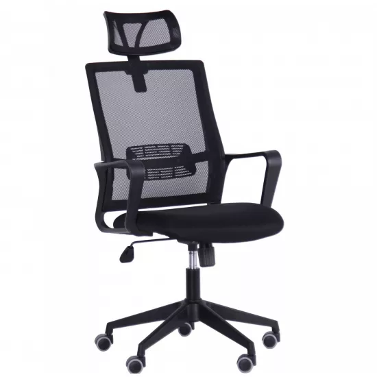 Fotoliu de birou AMF Matrix HR, Black