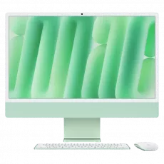 Моноблок 24 Apple iMac A3247 (MWUE3RU/A) Green (M4 with 8-core CPU and 8-core GPU / 16 ГБ / 256 ГБ