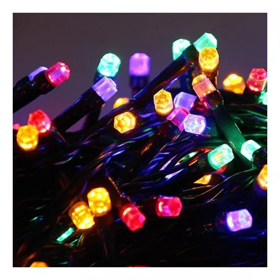 Luminite de Craciun Crystal AC215, 100LED, multicolor, 8 m