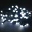 Luminite de Craciun Globuri mini 4303/W, 100LED, alb-rece, 8 m