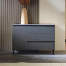 Комод Ambianta Rio, 102,2x45.3x81 см, Grafit