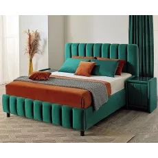 Set dormitor Ambianta Fancy cu pat 1.4m, Green Set dormitor Ambianta Fancy cu pat 1.4m, Green