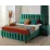 Set dormitor Ambianta Fancy cu pat 1.4m, Green