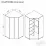 Set dormitor Ambianta Kosmo cu pat 1.4m, Gray/Catania/Fungo