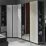 Dulap Ambianta Kosmo (80x52x224 cm) cu polite si usi combinate, Catania/Fungo