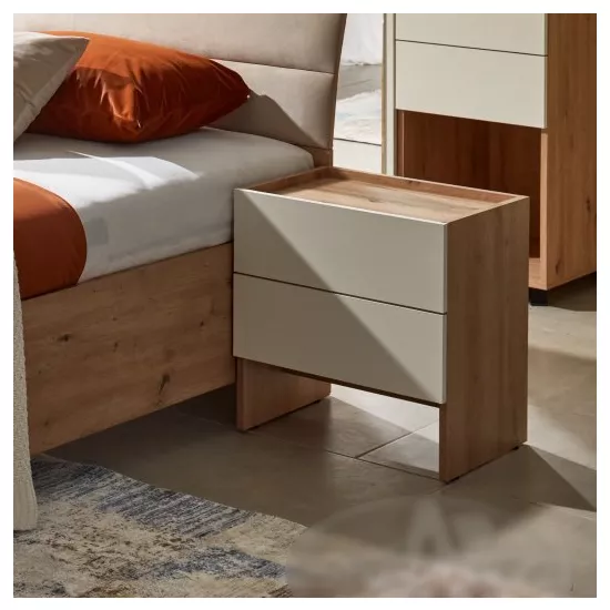 Тумба прикроватная Ambianta Kosmo (45 см), Artisan/Crem