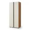 Шкаф Ambianta Kosmo со штангой, двери ДСП, 80x52x224 см, Artisan/Crem
