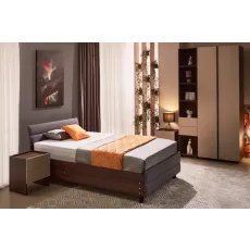 Спальный гарнитур Ambianta Kosmo Star с кроватью 0.9m, Gray/Catania/Fungo