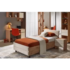 Спальный гарнитур Ambianta Kosmo Star с кроватью 0.9m, Beige/Artisan-Crem