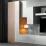 Dulap Ambianta Palermo (85x45x200 cm), Alb/Bardolino