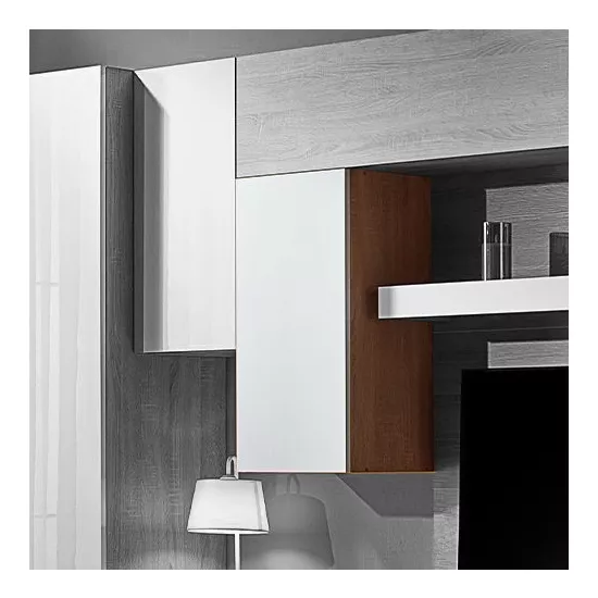 Corp suspendat Ambianta Palermo vertical, 40x35x77 cm, Alb/Bardolino