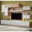 Corp suspendat Ambianta Palermo vertical sticla, 60x34,8x98 cm, Alb/Bardolino