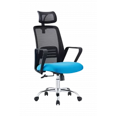 Кресло офисное Custo Modena, Black/Blue
