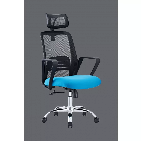 Fotoliu de birou Custo Modena, Black/Blue