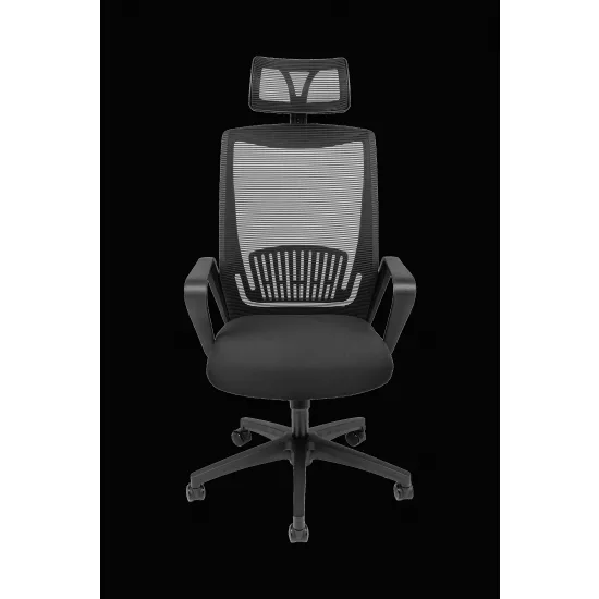 Fotoliu de birou Custo Venezia, Black