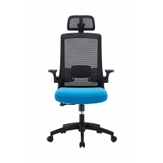 Кресло офисное Custo Santander, Black/Blue