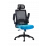 Fotoliu de birou Custo Santander, Black/Blue
