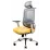 Fotoliu de birou Custo Florence, Gray/Yellow