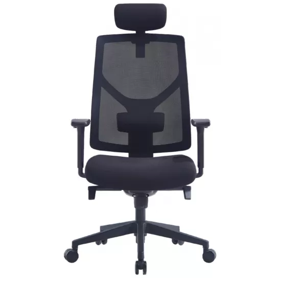 Fotoliu de birou Custo Parma, Black