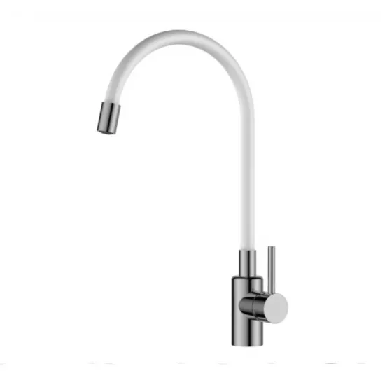 Смеситель для кухни SanDonna LOLA (Белый)