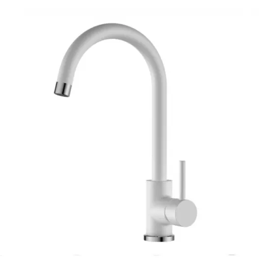 Смеситель для кухни SanDonna SOLO (Белый)