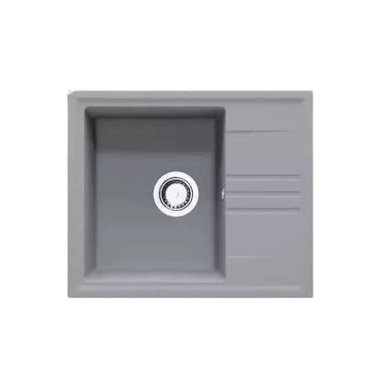 Chiuvetă de bucătărie SanDonna Alina,590х500х200 mm, Titan (VOR58912)