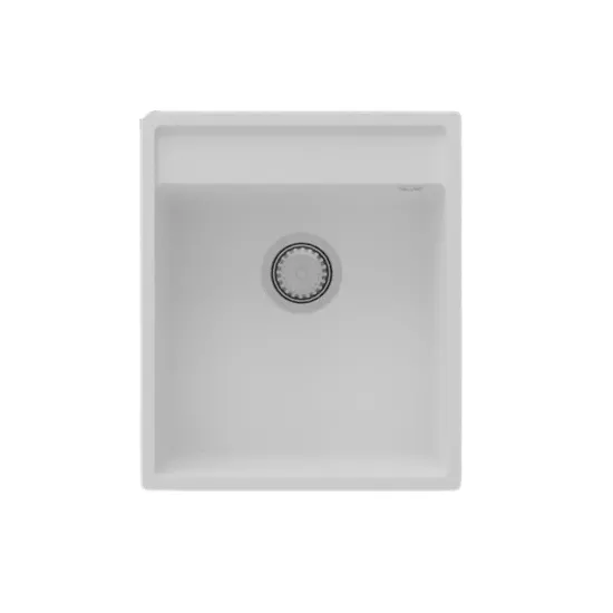 Chiuvetă de bucătărie SanDonna Emma, 490х490 mm, Alb (VOR58907)