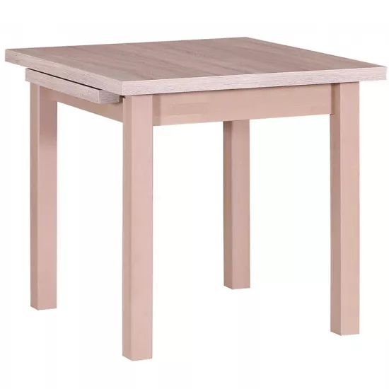 Masă pentru bucătărie Drewmix Max 7 (80x80/110) extensibila, Sonoma