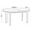 Masă pentru bucătărie Drewmix Wenus 1 P (80x160/200) extensibilă, White