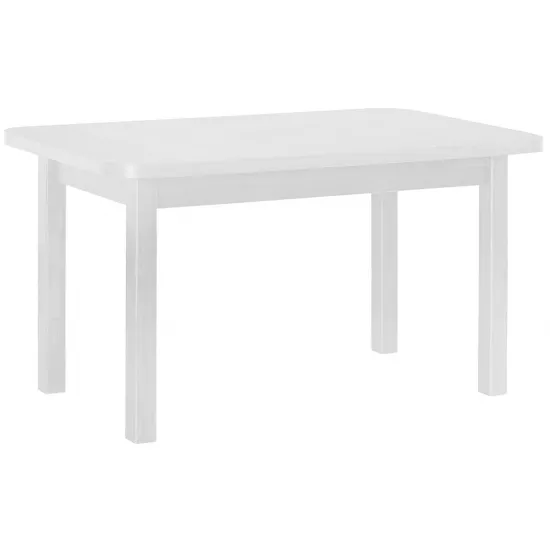 Стол обеденный Drewmix Wenus 2 XL, 140x80 см раскладной, White
