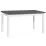 Masă pentru bucătărie Drewmix Modena 1, 140x80 cm extensibilă, Grafit/White