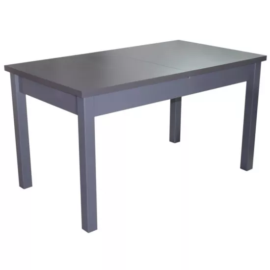 Стол обеденный Drewmix Modena 1, 140x80 см раскладной, Grafit