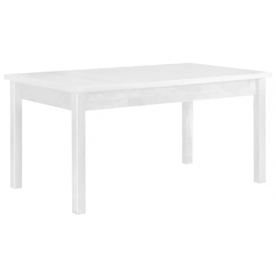 Masă pentru bucătărie Drewmix Modena 2, 160x90 cm extensibilă, White