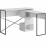 Masa de birou Showdeko Badau M.MS.24073.2, White